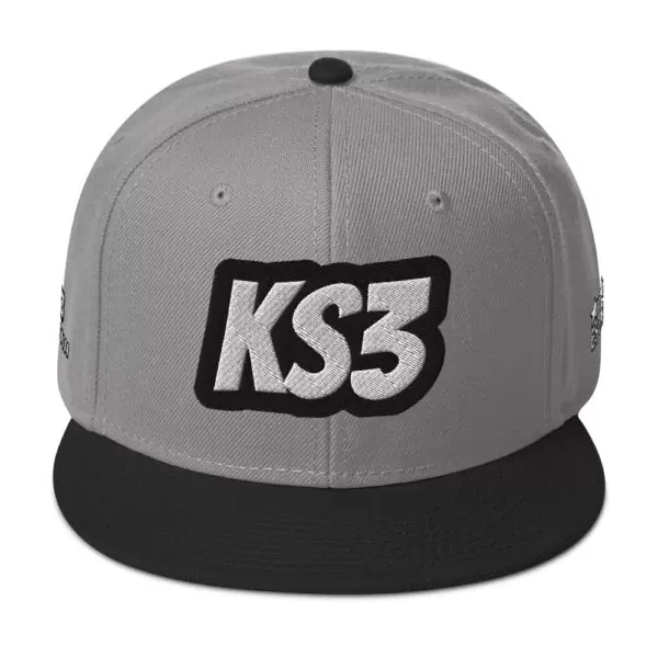 KS3 | Snapback Cap | Grey/ Black