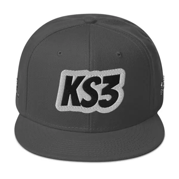 KS3 | Snapback Cap | Charcoal Grey