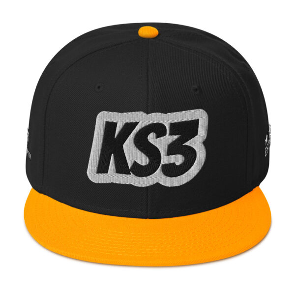 KS3 | Snapback Cap | Black/ Gold