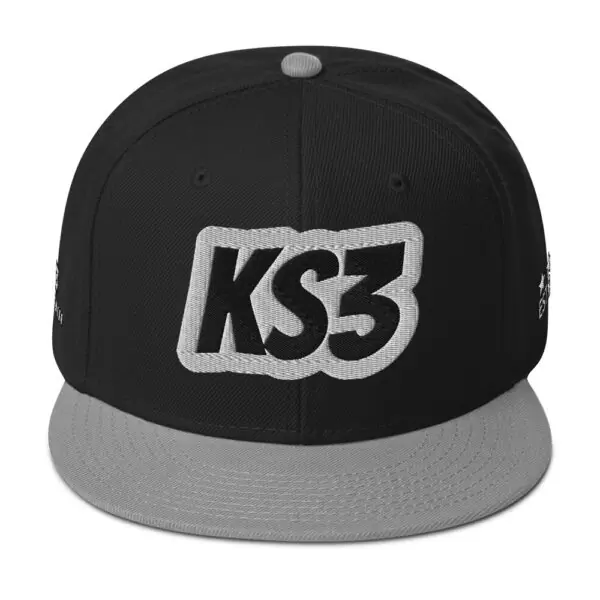 KS3 | Snapback Cap | Black/ Gray