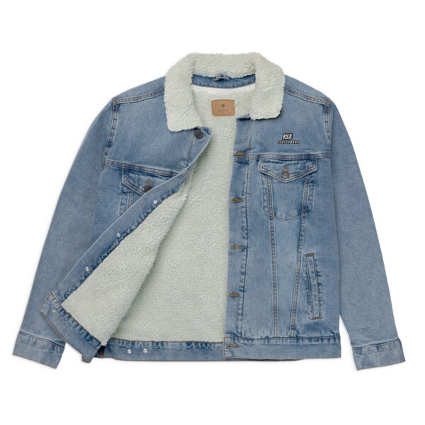 KS3 | Unisex Cotton Denim Sherpa Jacket | Light Denim