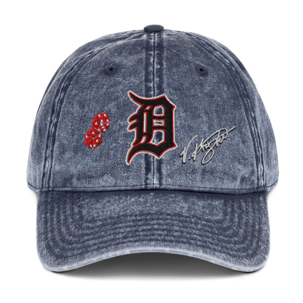 KS3 | Vintage Cotton Twill Cap | Navy/ Red/ White