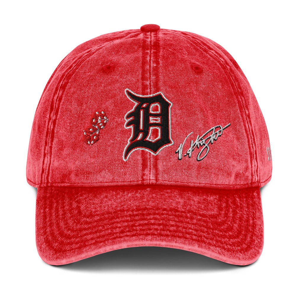 KS3 | Vintage Cotton Twill Cap | Red/ White