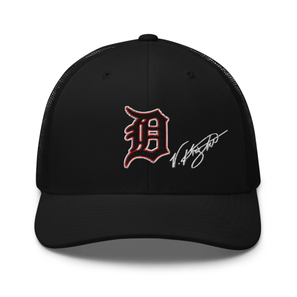 KS3 | Detroit "D" Retro Trucker Cap | Black | Black/White/Red "D"