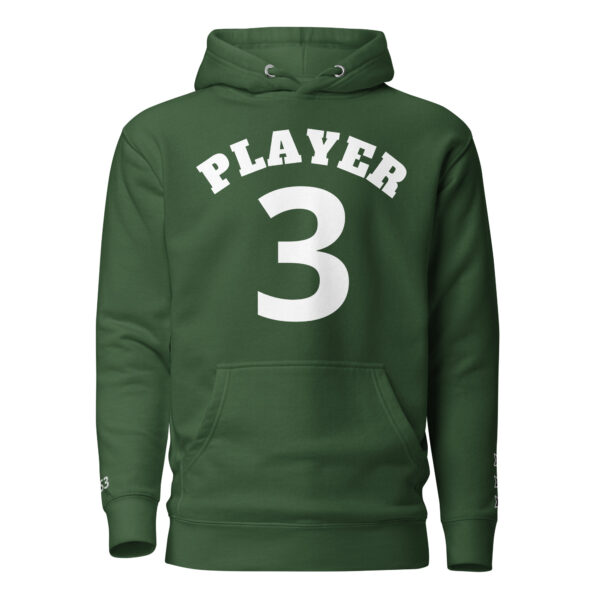 KS3 | Player 3 Premium Cotton Hoodie | Forest Green