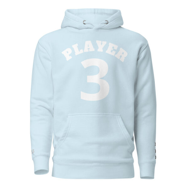 KS3 | Player 3 Premium Cotton Hoodie | Ski Blue