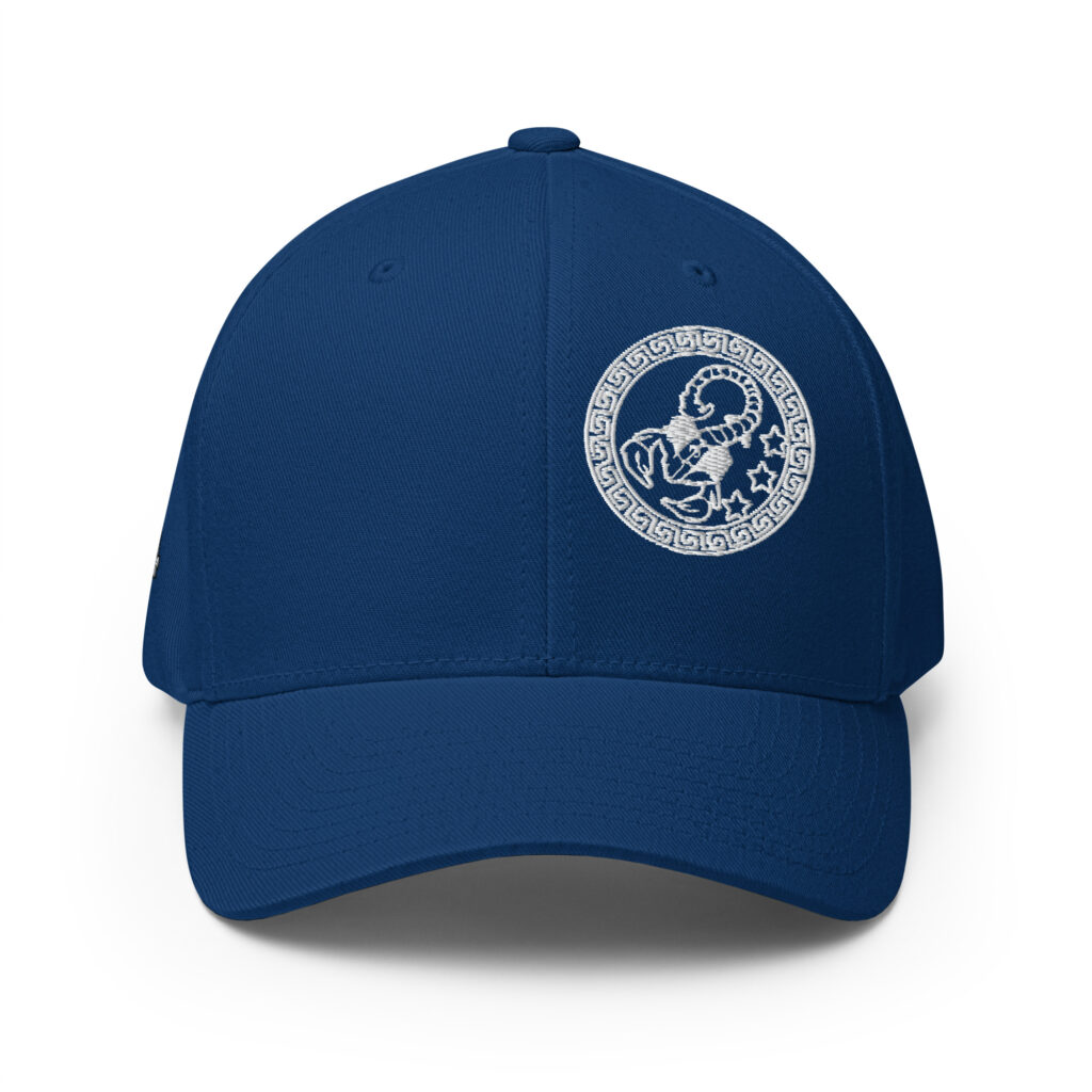 Royal Blue King Scorpion 360 Twill Cap