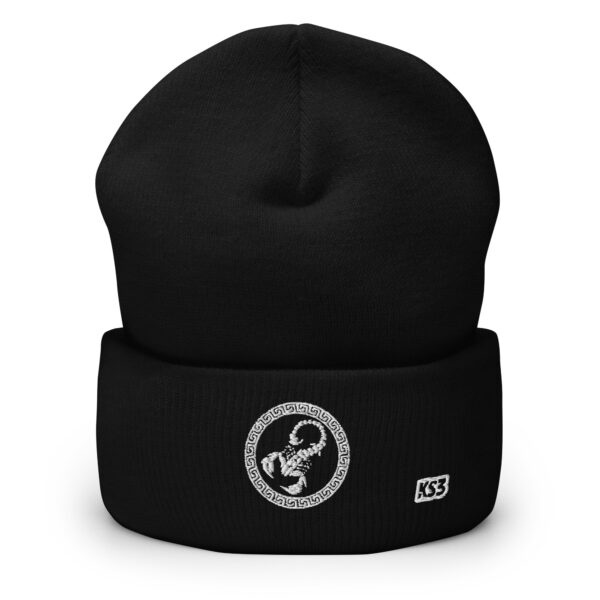 KS3 | Scorpion 360 Black Cuffed Beanie