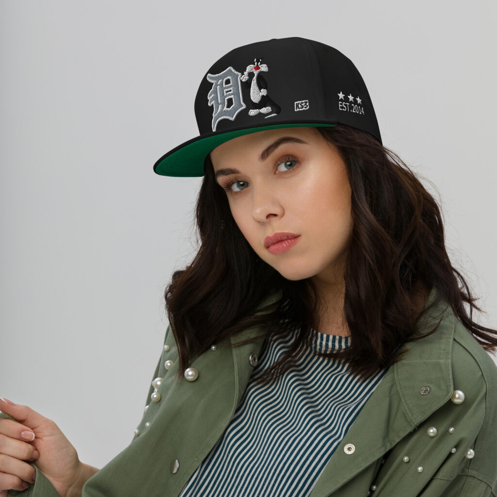 KS3 | Detroit Flat Bill Cap | Black/ Grey