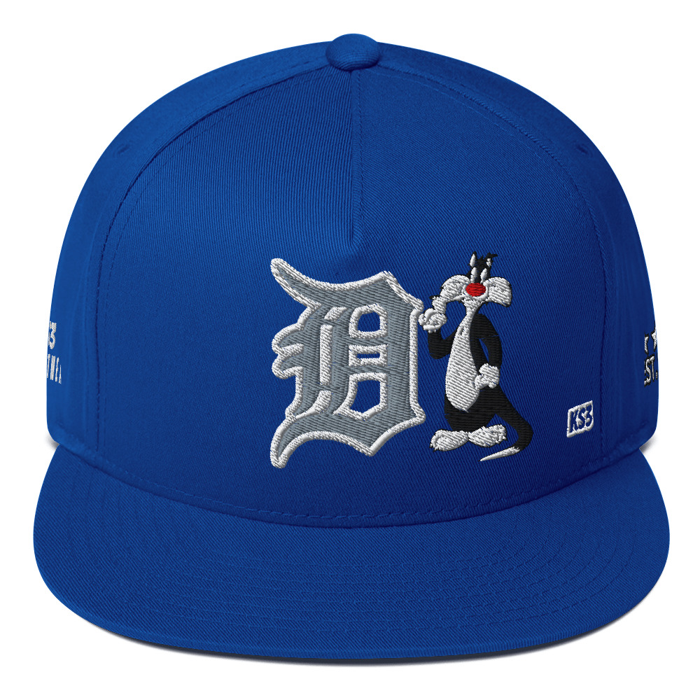 KS3 | Detroit Flat Bill Cap | Royal Blue/ Grey