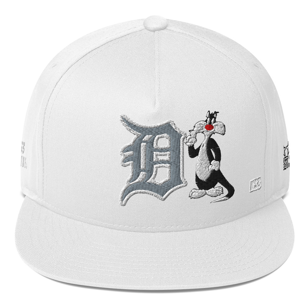KS3 | Detroit Flat Bill Cap | White/ Grey