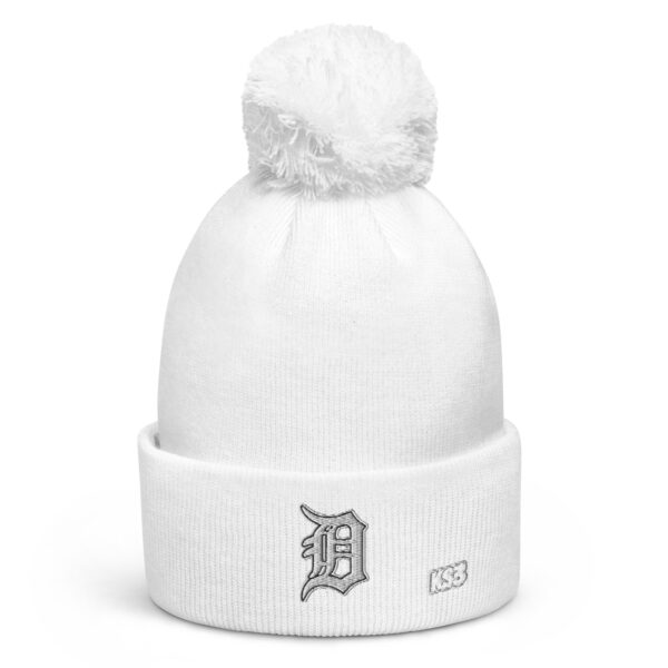 KS3 | Detroit Pom-pom Beanie | White