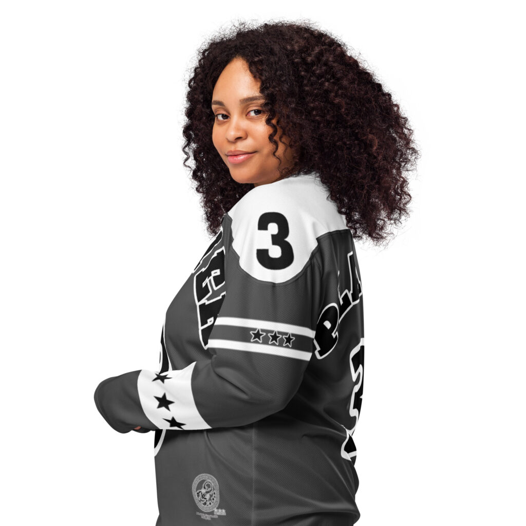 KS3 | Player 3 Unisex Hockey Fan Jersey | Eclipse Black/White 2XS-6XL