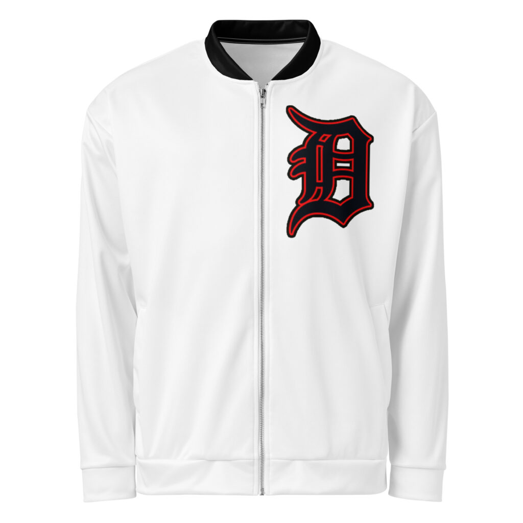 KS3 | Detroit Unisex Bomber Jacket | XS-3XL | White