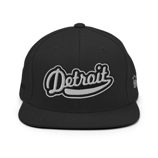 KS3 | Detroit Snapback Cap | Black/ White