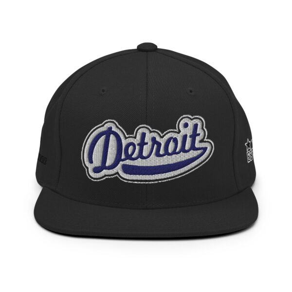 KS3 | Detroit Snapback Cap | Black/ White/ Navy Blue