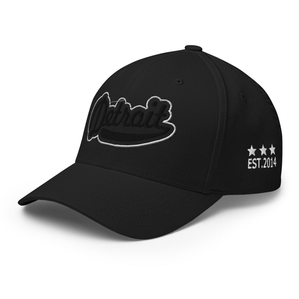 KS3 | Detroit Fitted Structured Twill Cap | Black