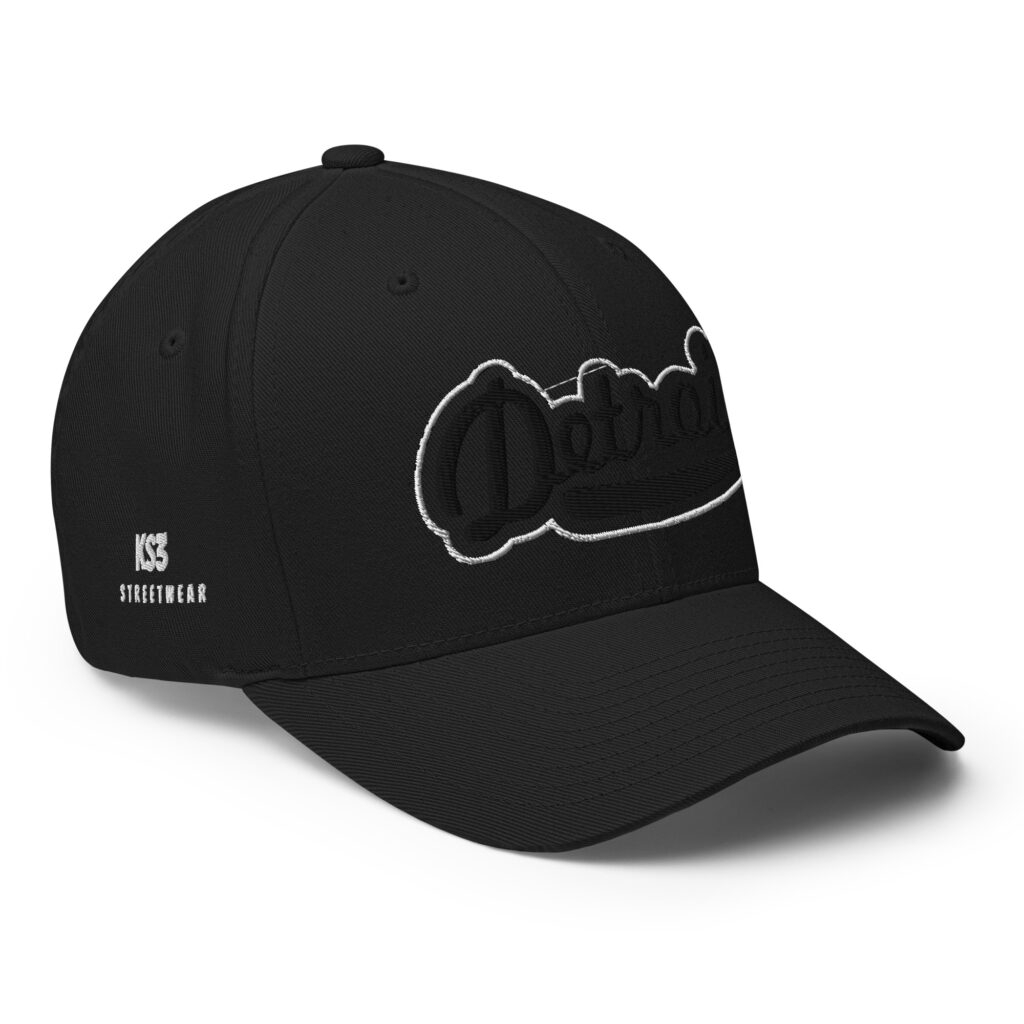 KS3 | Detroit Fitted Structured Twill Cap | Black