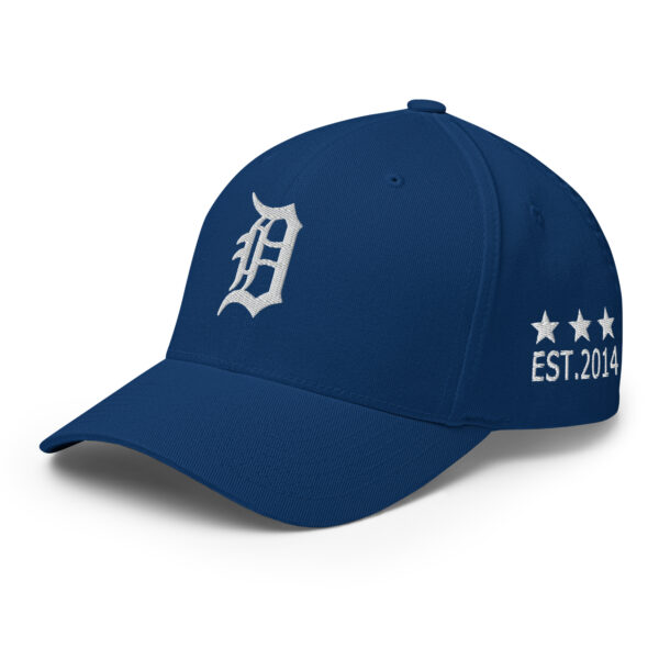 KS3 | Detroit Fitted Structured Twill Cap | Royal Blue/ White | S/M, L/XL