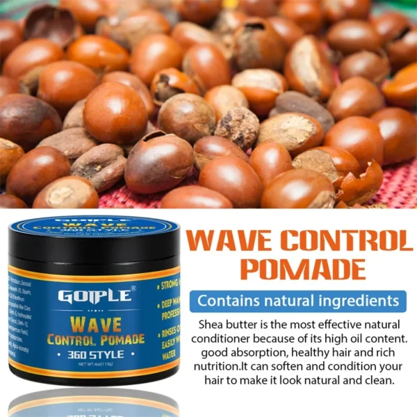 Deep Water Base Hair Wave Pomade Set For All 360 Waves Types