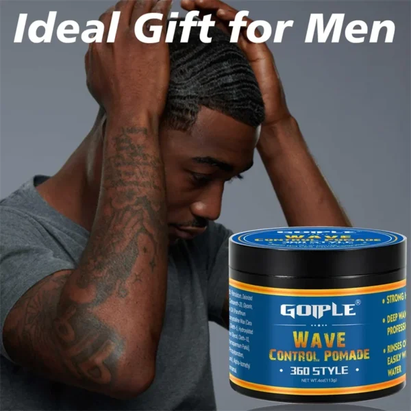Deep Water Base Hair Wave Pomade Set For All 360 Waves Types