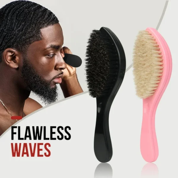Medium Soft Long Handle Wave Brush | Wave Brush | Medium Hard Wave Brush