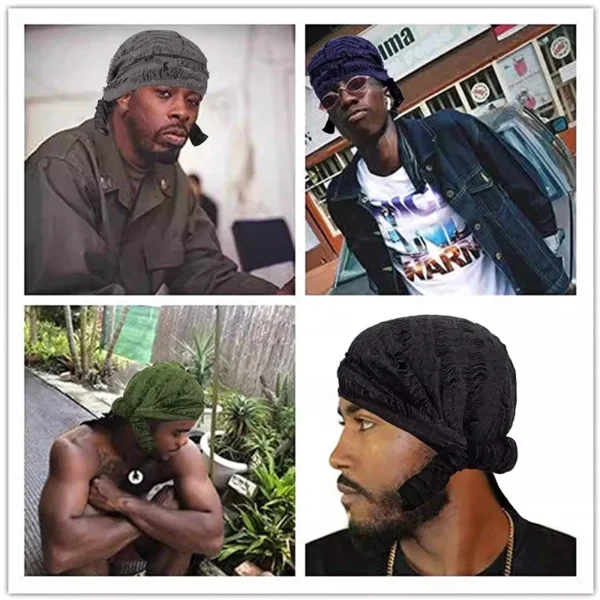 New Men Punk Style Cotton Durag | Du-Rag | Headband