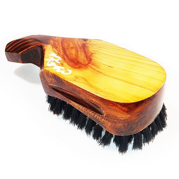 Club 360 Wave Brush | Medium-Hard Wave Brush Golden Mahogany #7777