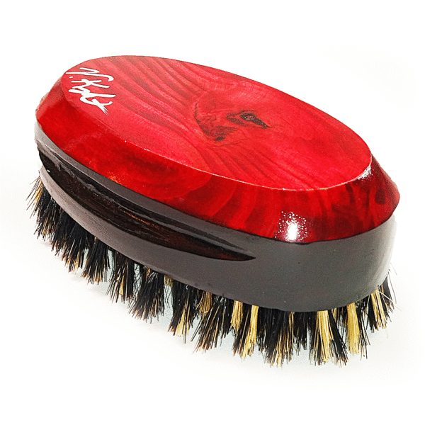 Redwood Oval 360 Wave Brush | True Medium Hard Wave Brush | KS3 -137-CS