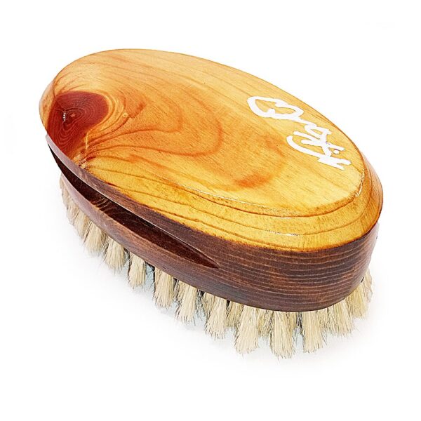 Golden Mahogany Oval 360 Wave Brush | True Medium Wave Brush | KS3 -131-CS