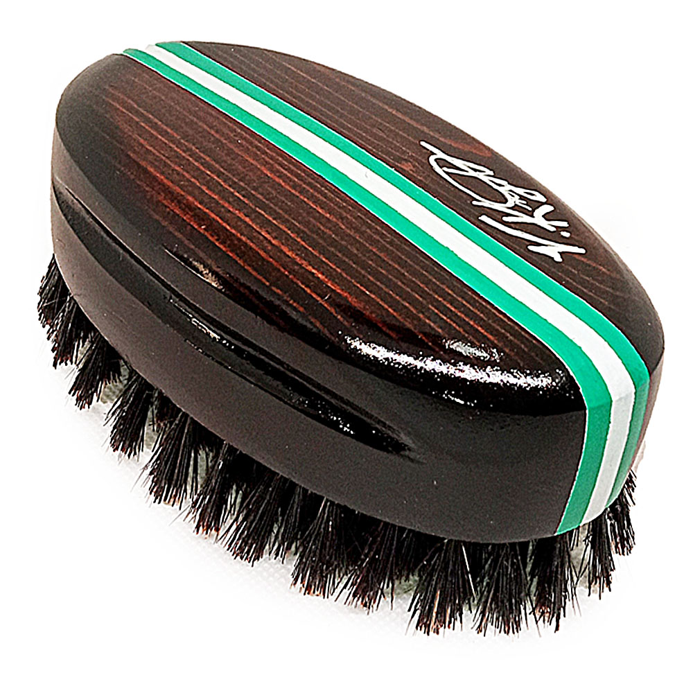 Black Pine 360 Wave Brush | Deluxe True Medium Wave Brush | #KS3-255-CS