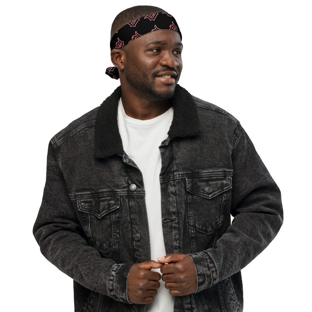 Detroit "D" Bandana | Black