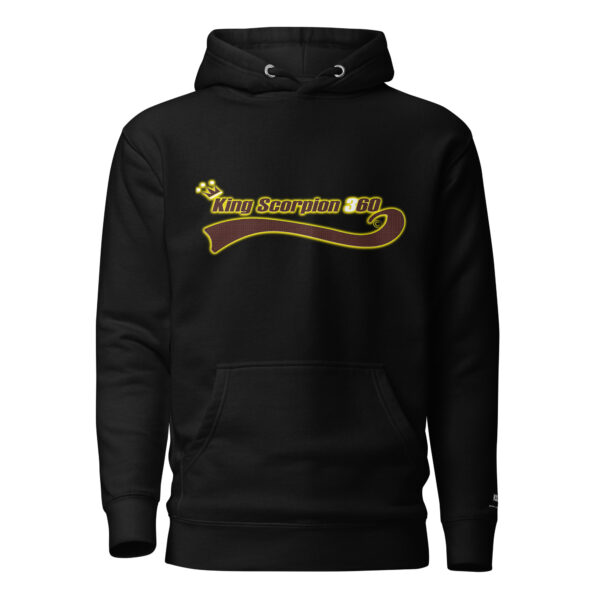 King Scorpion 360 Cotton Unisex Hoodie | Black