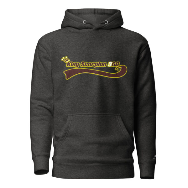 King Scorpion 360 Unisex Hoodie | Charcoal S-3XL