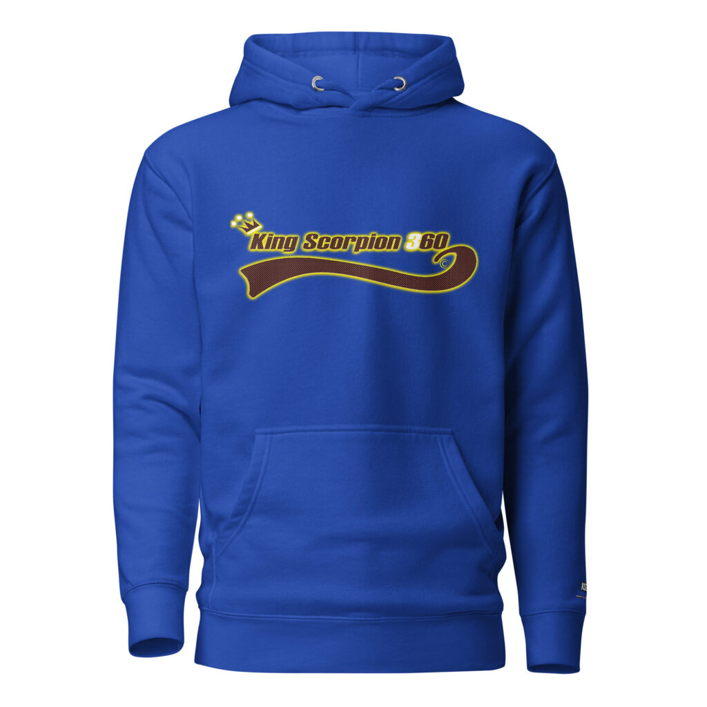 King Scorpion 360 Unisex Hoodie | Royal Blue S-3XL