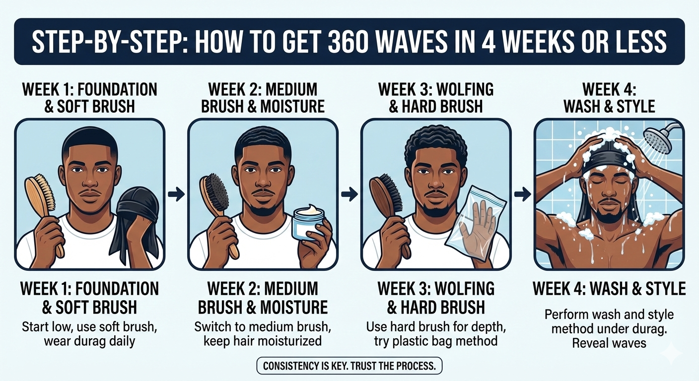 Step-by-Step: How to Get 360 Waves in 4 Weeks or Less