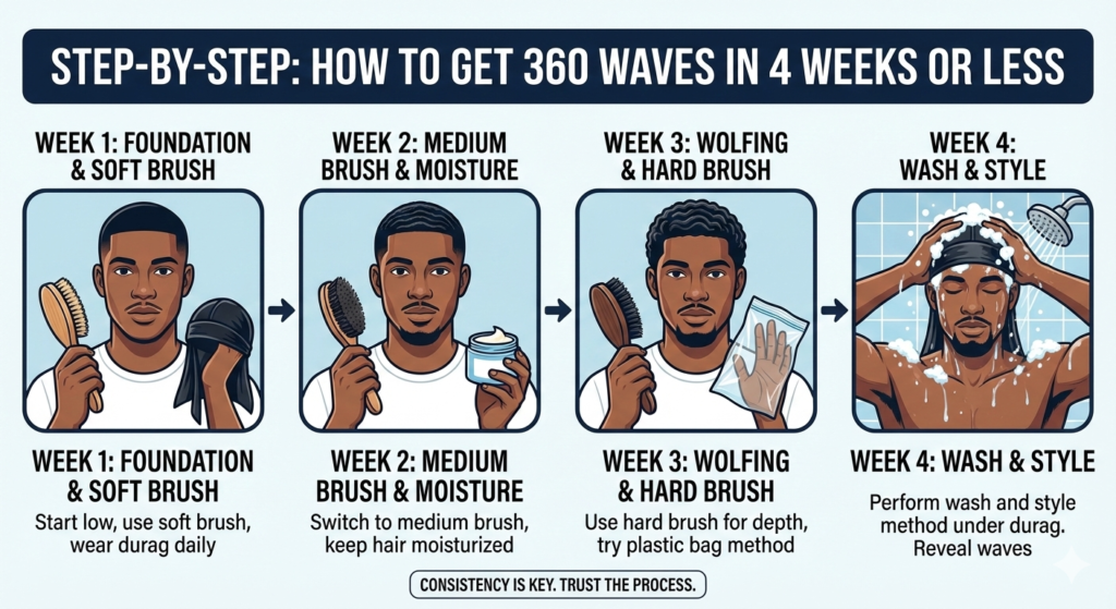 Step-by-Step: How to Get 360 Waves in 4 Weeks or Less