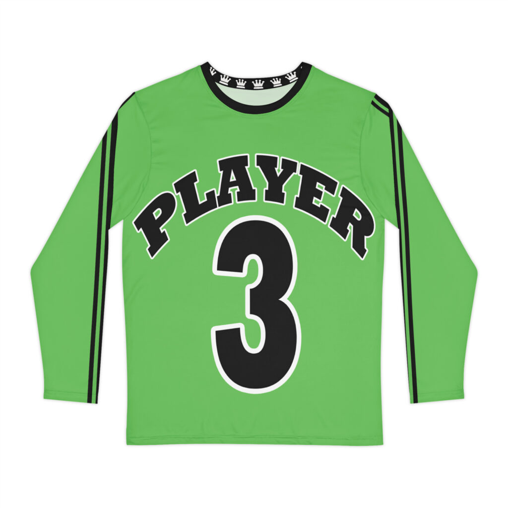 Player 3 Long Sleeve Shirt XS-4XL | Mantis/Black