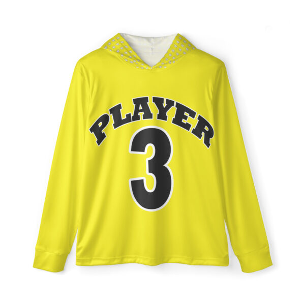 Player 3 Sports Warmup Hoodie Yellow/ Black XS-4XL