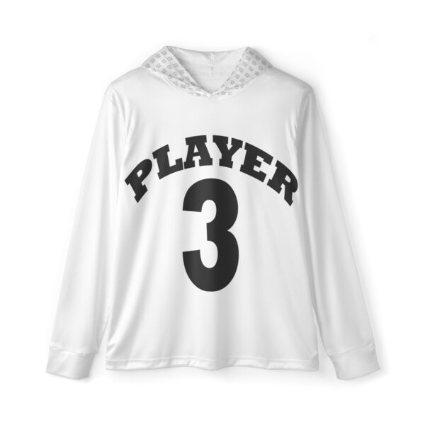 Player 3 Sports Warmup Hoodie/ White/Black XS-4XL