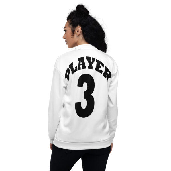King Scorpion 360 | Player 3 Unisex Bomber Jacket | XS-3XL | White