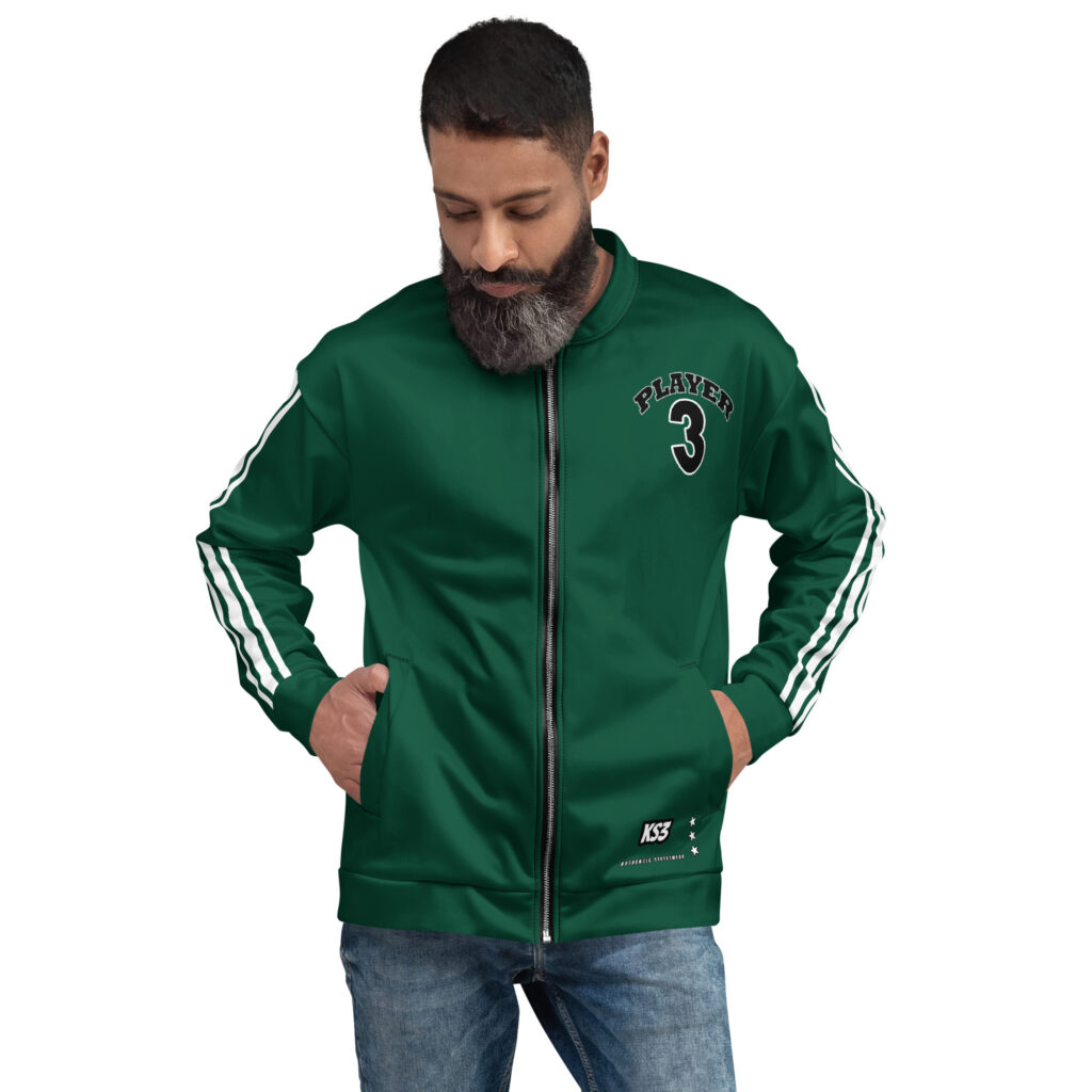 King Scorpion 360 | Player 3 Unisex Bomber Jacket | XS-3XL | British Green