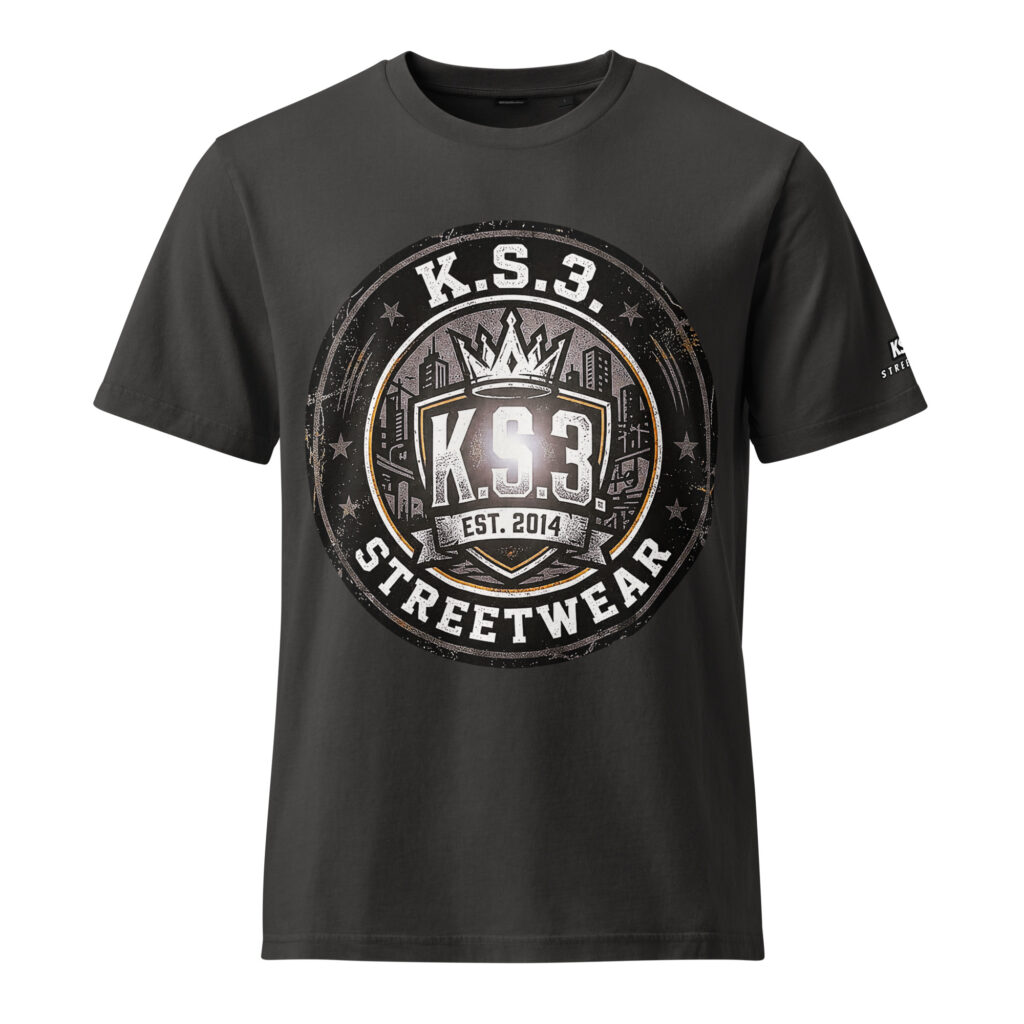 Unisex Garment Dyed Vintage Organic Cotton T-Shirt | by K.S.3.