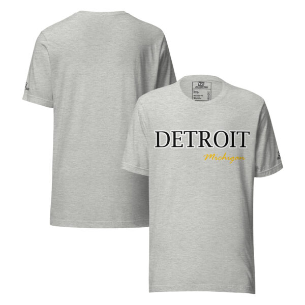 Athletic Heather Cotton Detroit Unisex T-Shirt | S-4XL by K.S.3