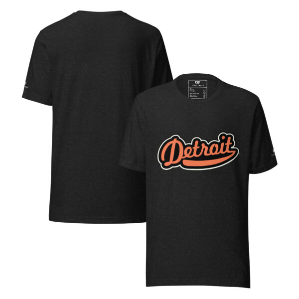 Black/ Orange Cotton Detroit Unisex T-Shirt – XS-5XL by K.S.3.