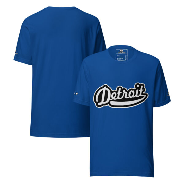 Blue Cotton Detroit Unisex T-Shirt - XS-4XL by K.S.3.