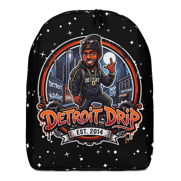 Detroit Drip Black Camo Mini Waterproof Backpack | KS3-00021