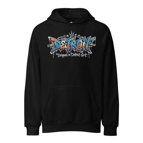 XS - 3XL Unisex Graffiti Super Heavyweight Hoodie | Detroit Drip | HD-0050#