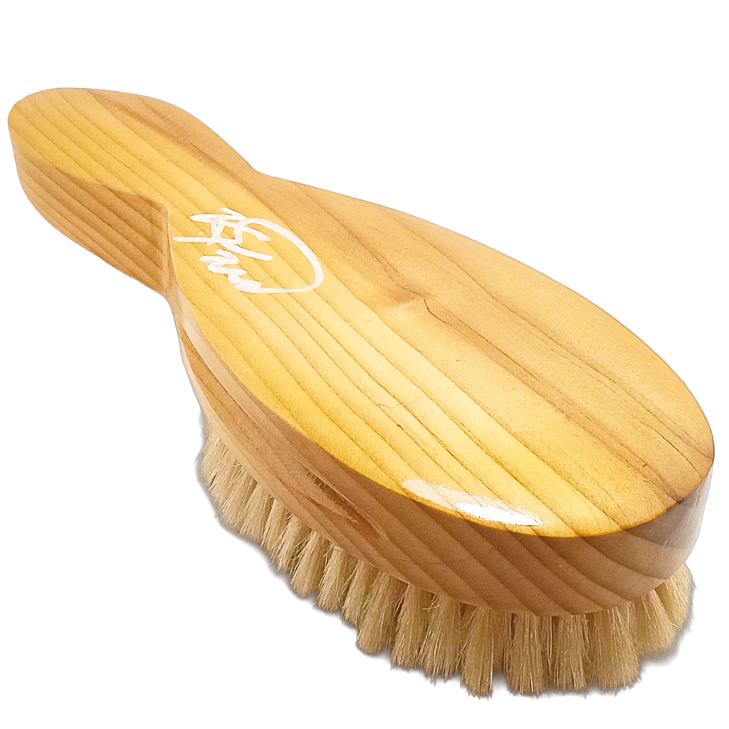 King Scorpion 360 Golden Oak Short Handle 360 Wave Brush | Soft